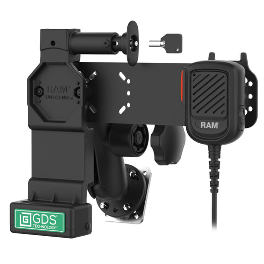 GDS® Uni-Conn™ Locking PTT Remote Speaker Mic Bundle for Zello