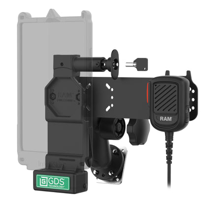 GDS® Uni-Conn™ Locking PTT Remote Speaker Mic Bundle for Zello