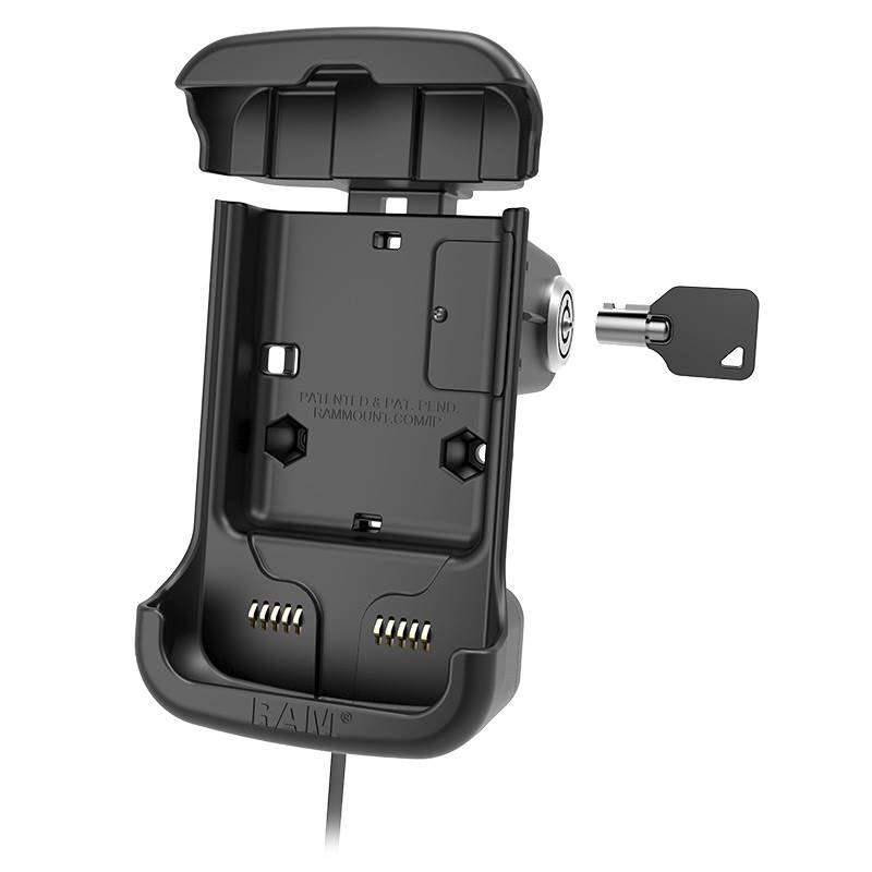 RAM Key-Locking Form-Fit Powered Dock f