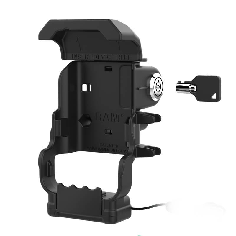 RAM Powered Key-Locking Cradle for Pa