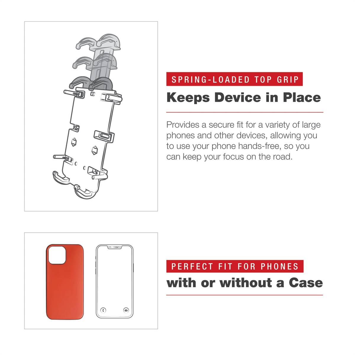 RAM Quick-Grip XL Phone Mount with L