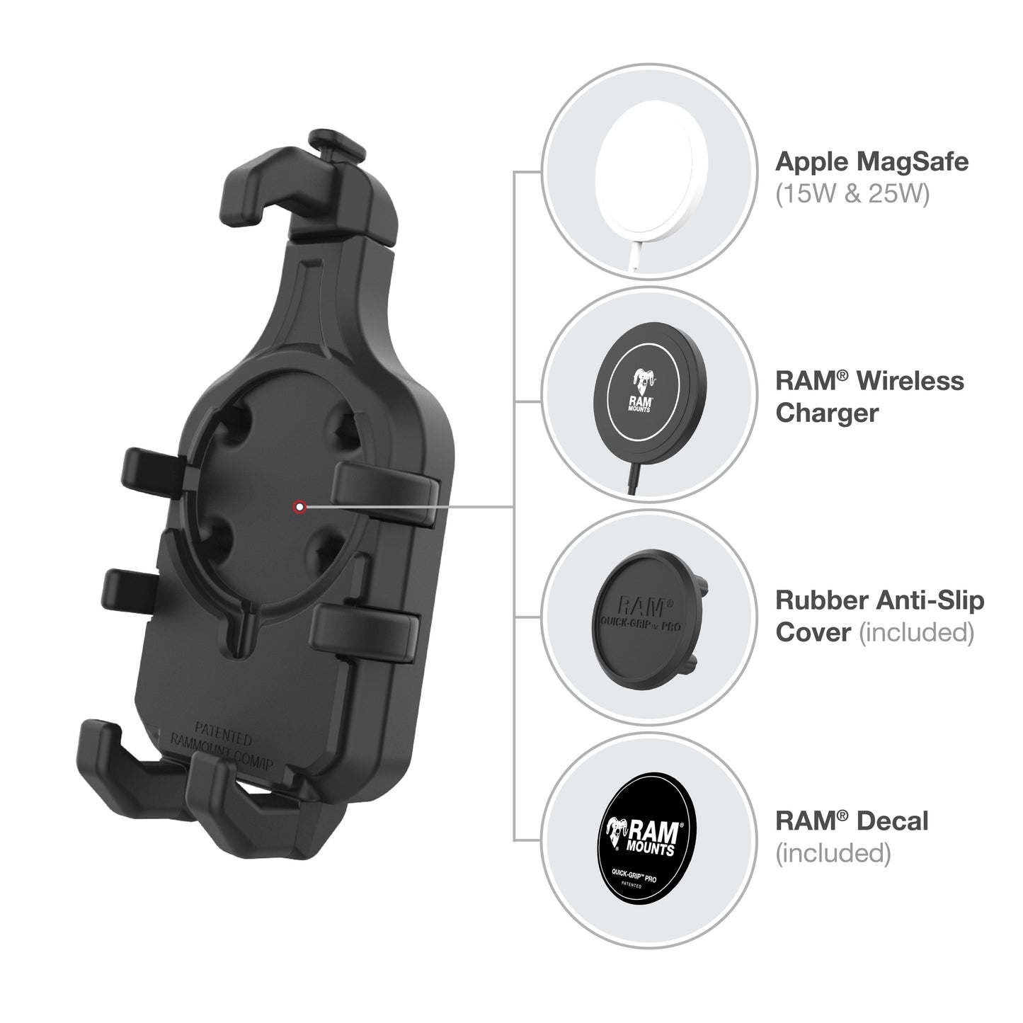 RAM® Quick-Grip™ Pro Phone Holder