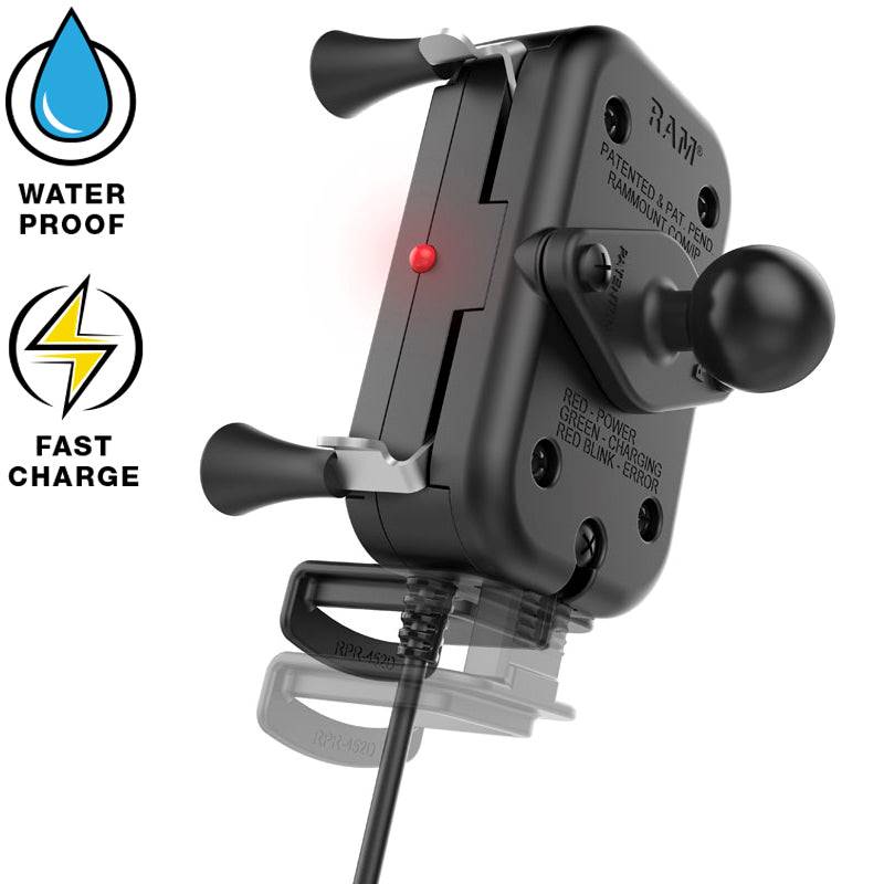 RAM-HOL-UN12WB-V7M-1 RAM Tough-Charge 15W Waterproof Wi