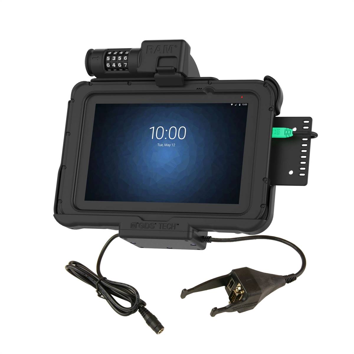RAM-HOL-ZE10PDCL-DB9U Ram Mounts by Custom Mounts