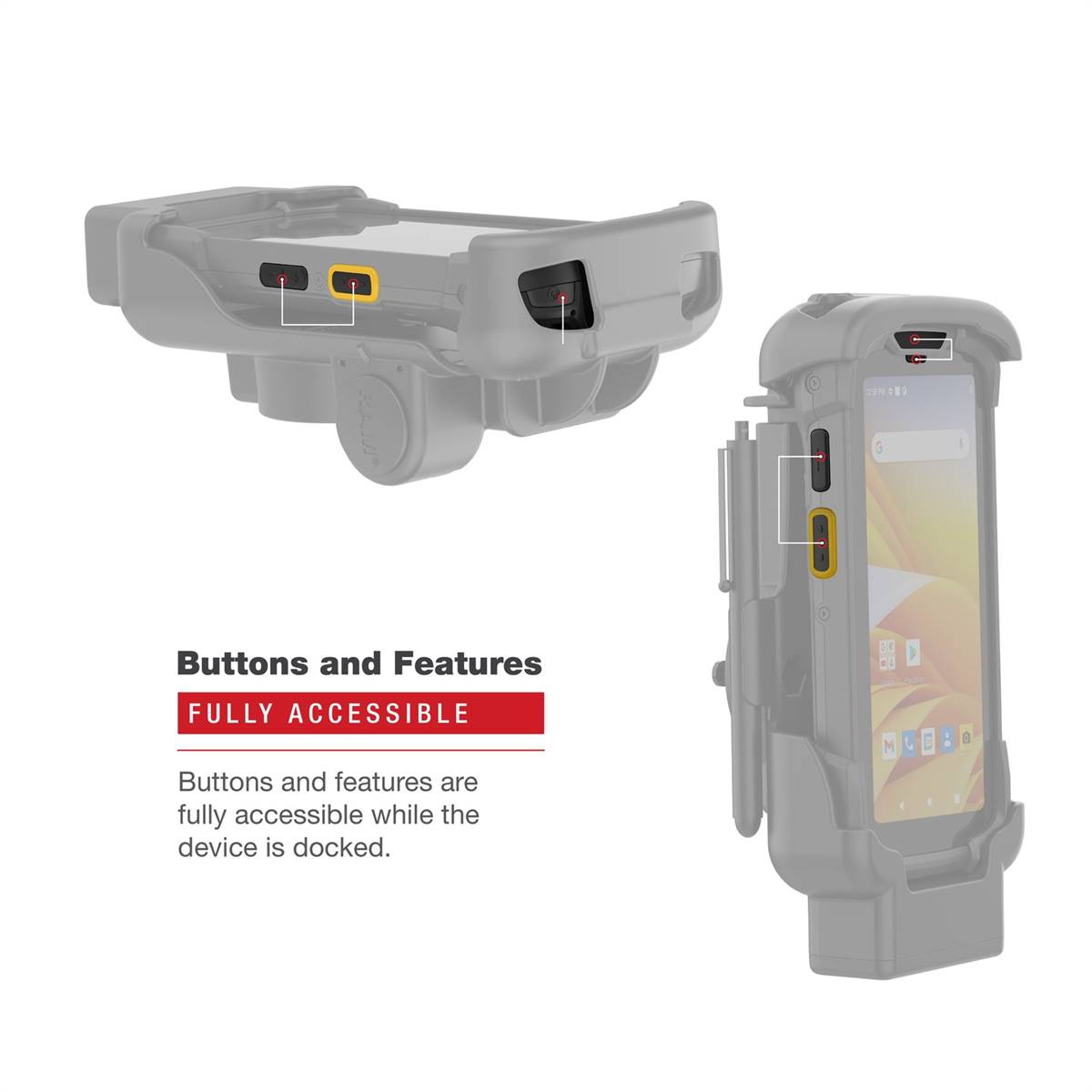 RAM Form-Fit Holder for Zebra TC73 &