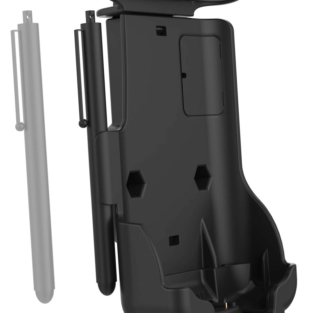 RAM Key-Locking Form-Fit Powered Dock