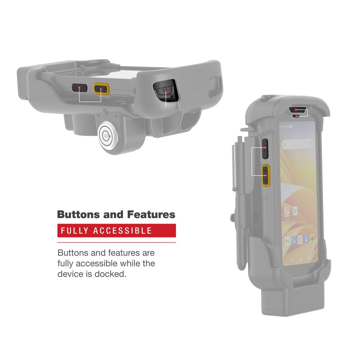 RAM Key-Locking Form-Fit Holder for