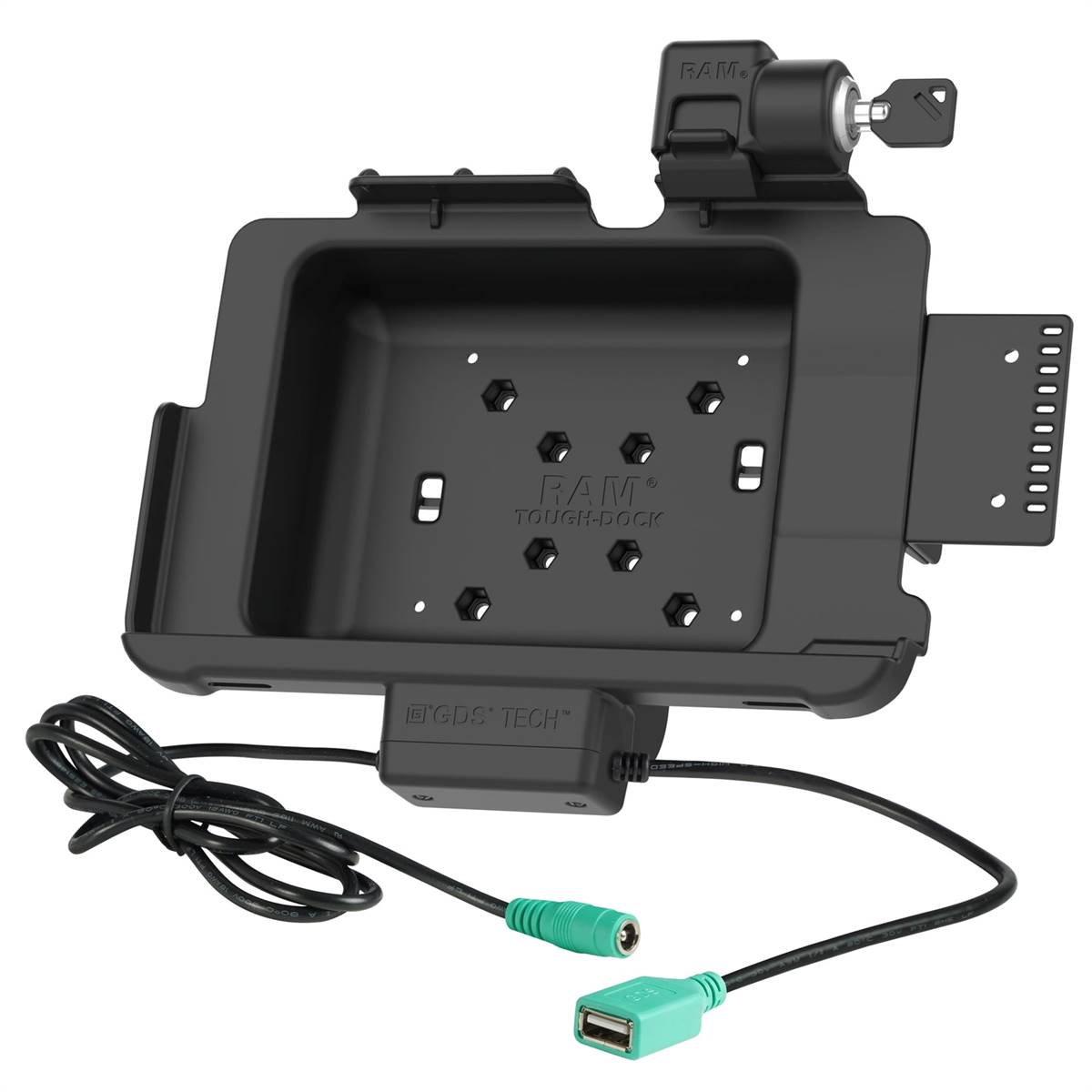 Locking RAM Tough-Dock Power + Data f