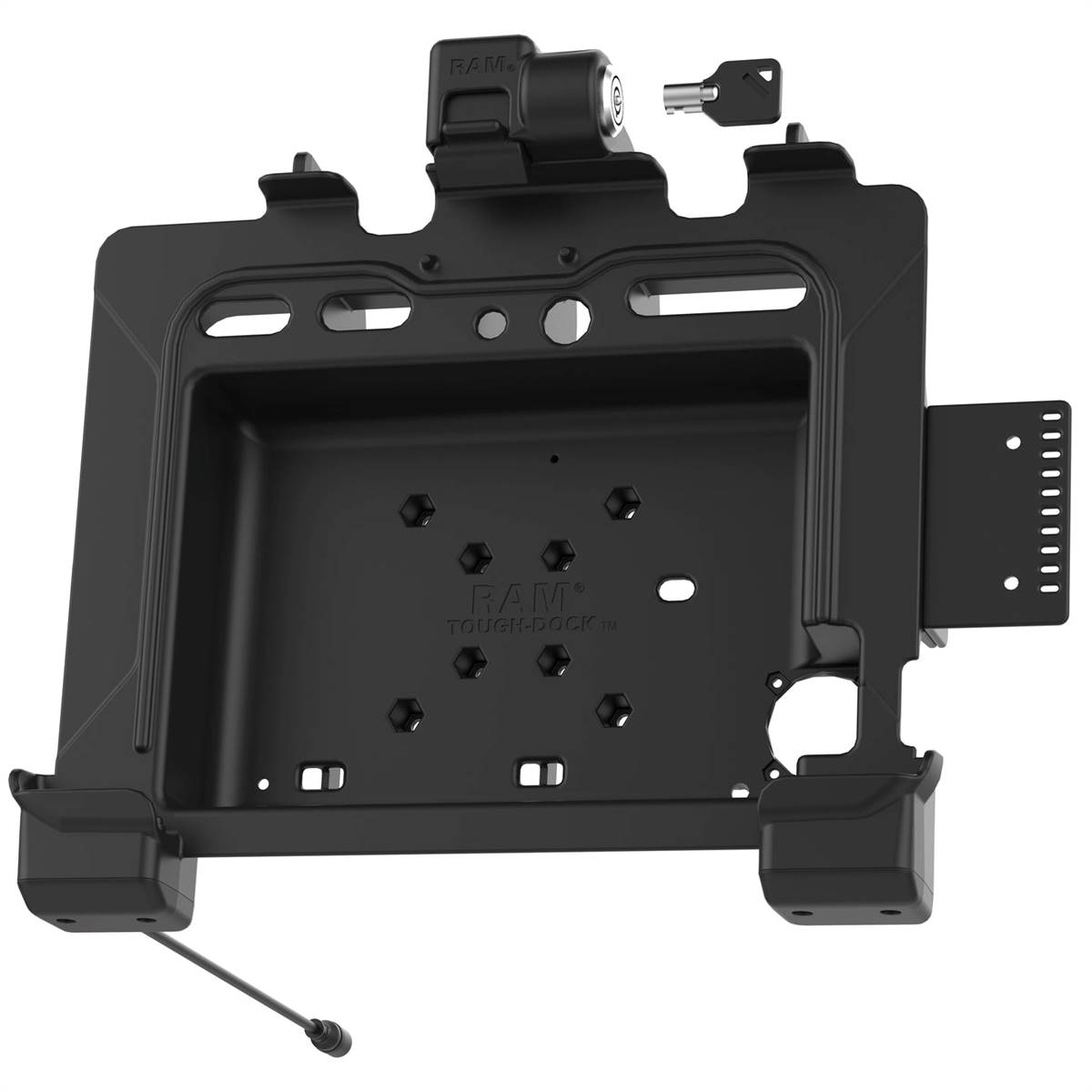 RAM Powered Locking Dock for Zebra ET8x