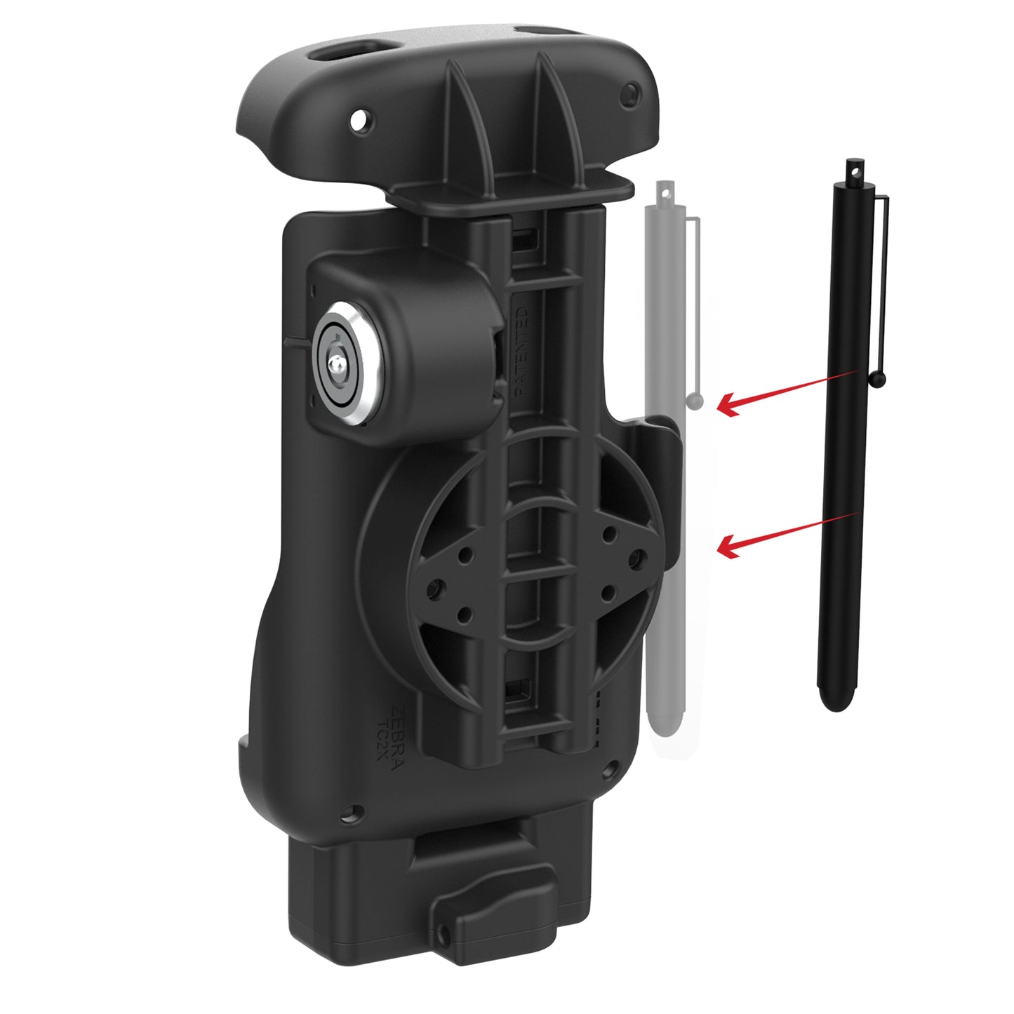 RAM® Locking Form-Fit Holder for Zebra TC22 & TC27 without Boot