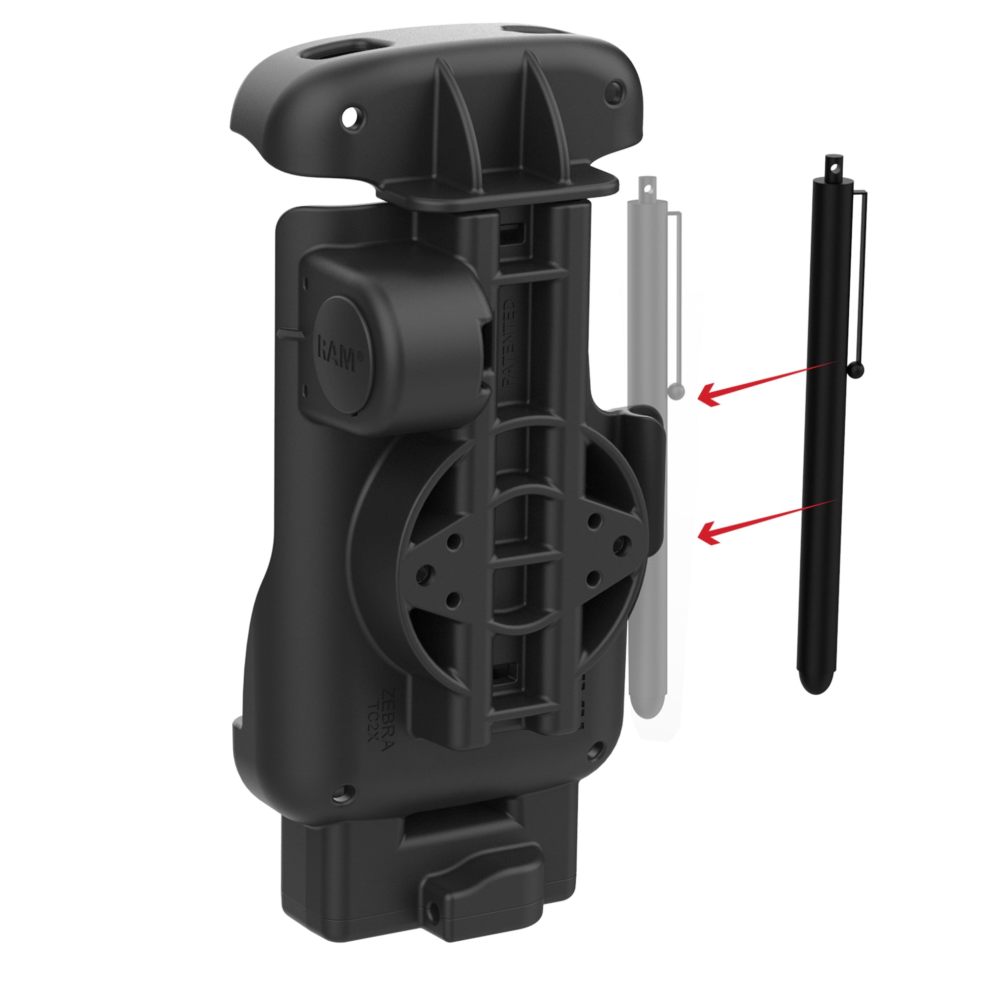 RAM® Form-Fit Holder for Zebra TC22 & TC27 with Boot