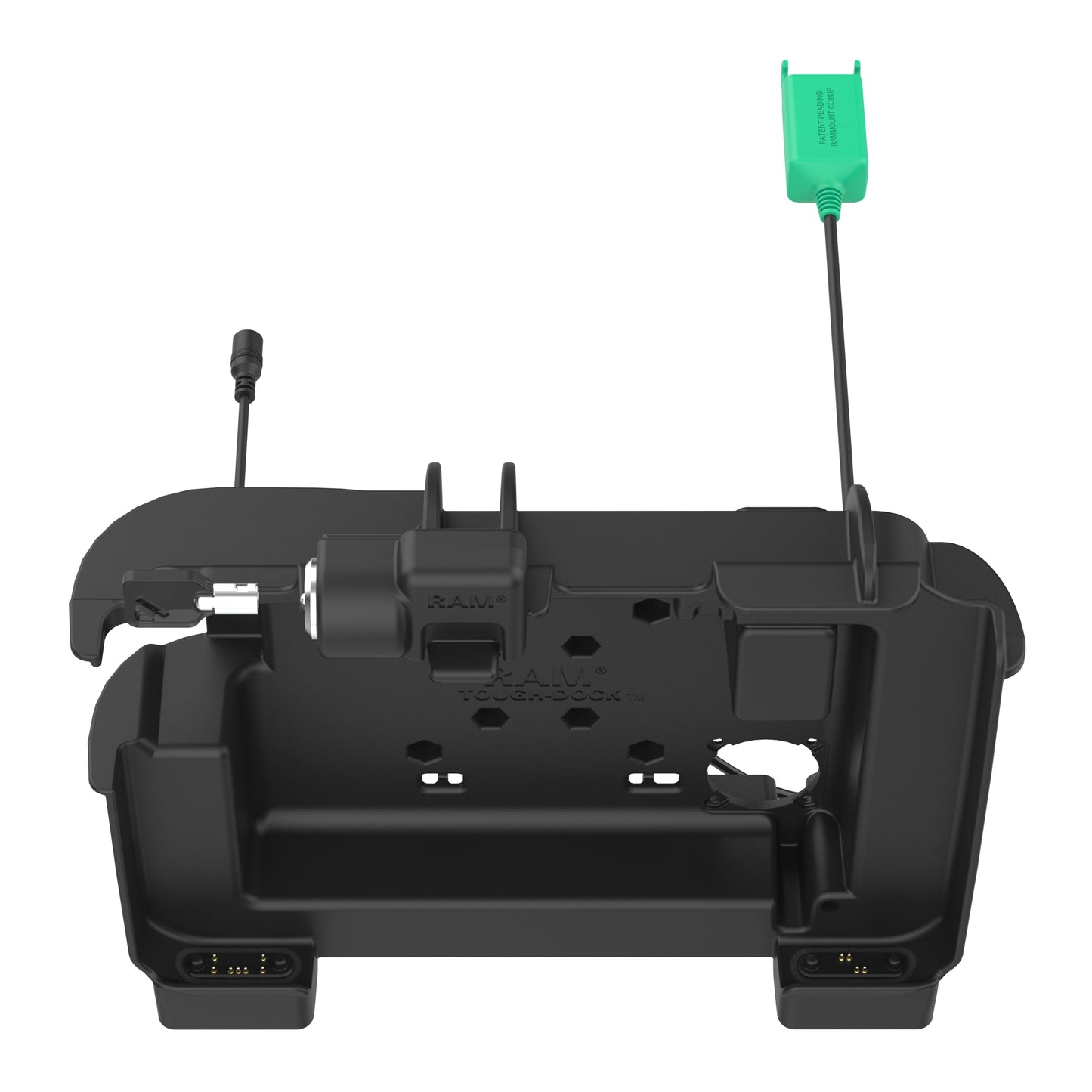 RAM® Power + Dual USB Locking Dock for Zebra ET6x - Heated Pins