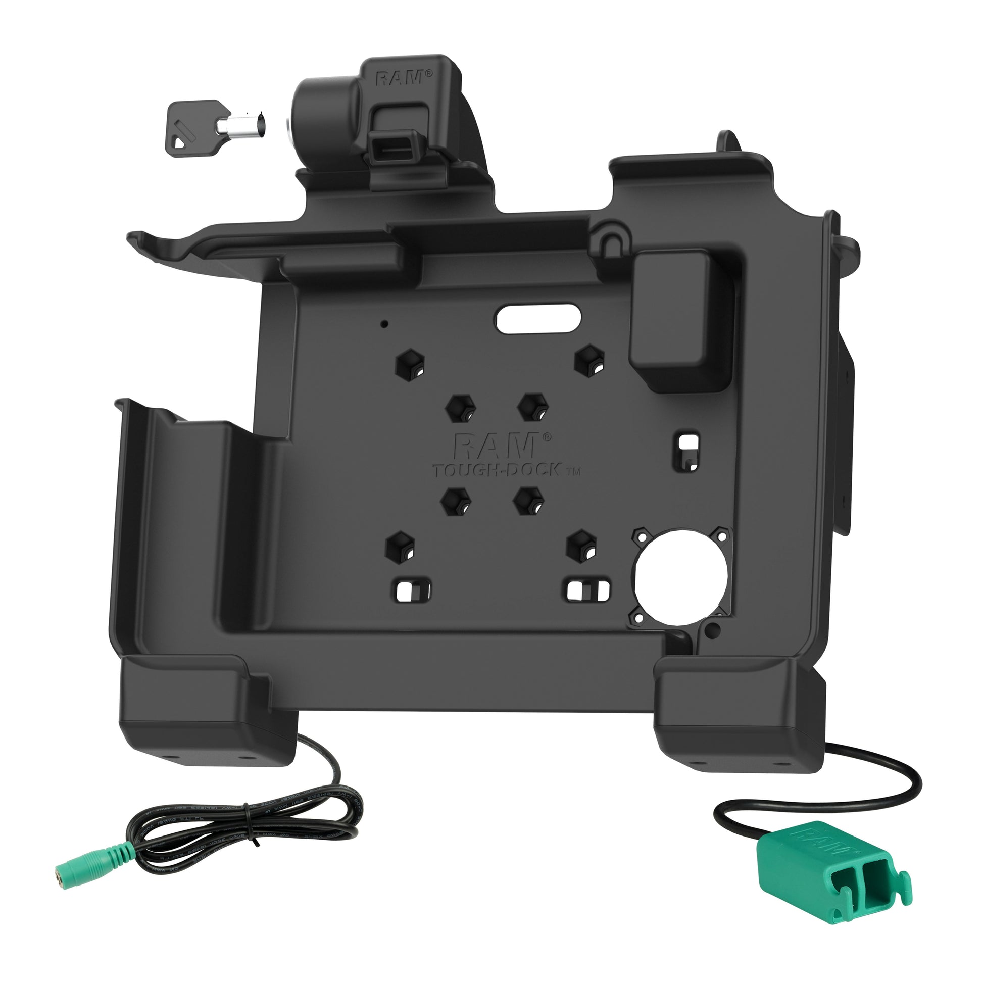 RAM® Power + Dual USB Locking Dock for Zebra ET6x