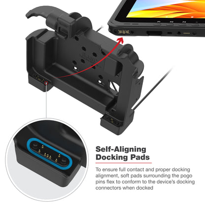 RAM® Power + Dual USB Dock for Zebra ET6x