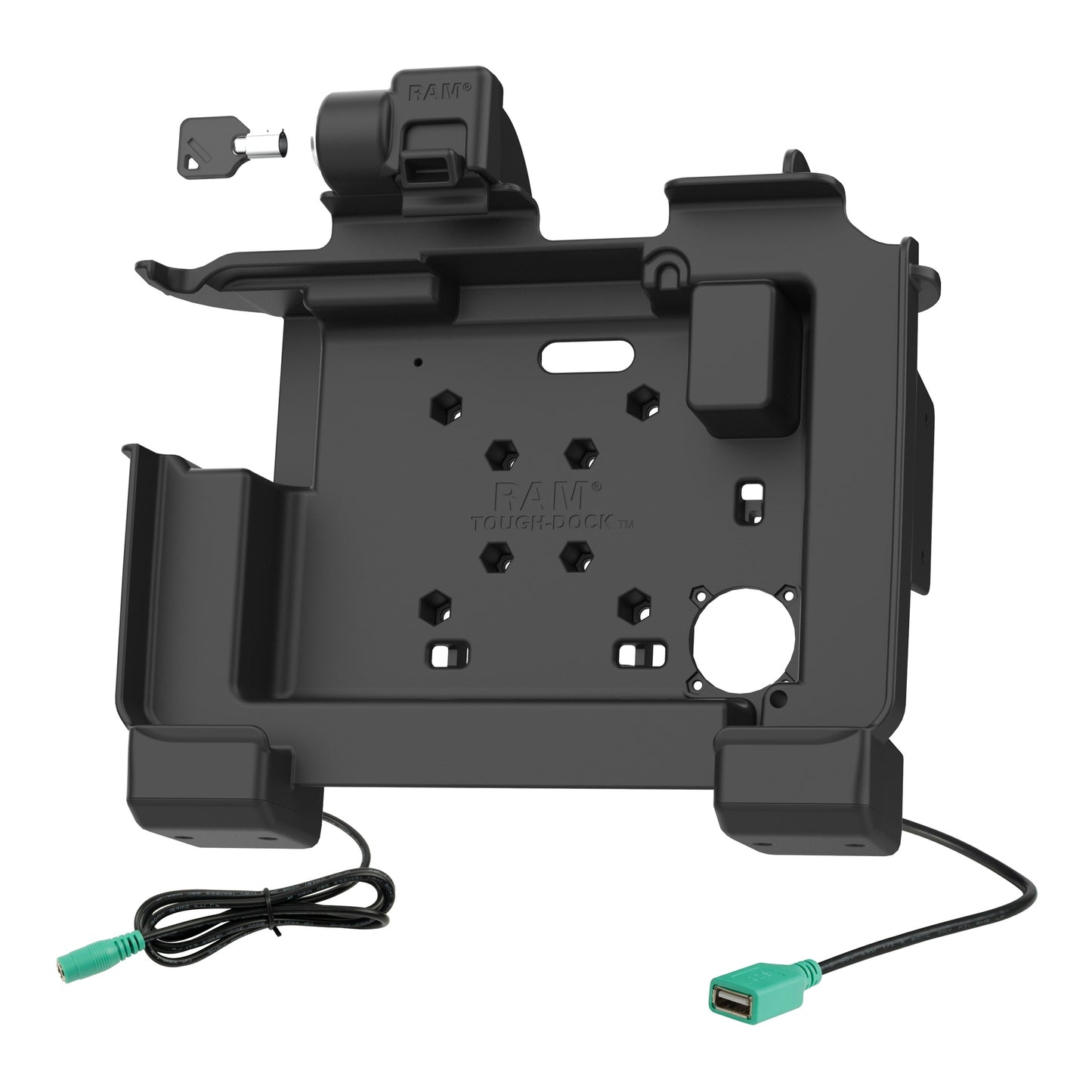 RAM® Power + Data Locking Dock for Zebra ET6x - Heated Pins