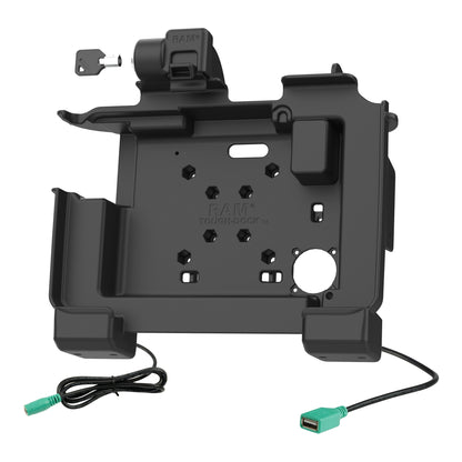 RAM® Power + Data Locking Dock for Zebra ET6x - Heated Pins