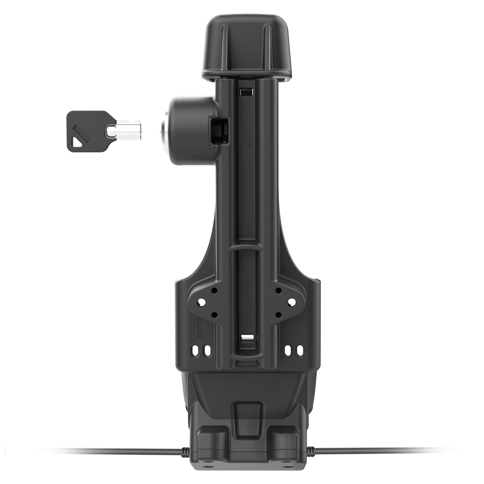 RAM® Locking Powered Dock + Single USB-A for Zebra TC8300