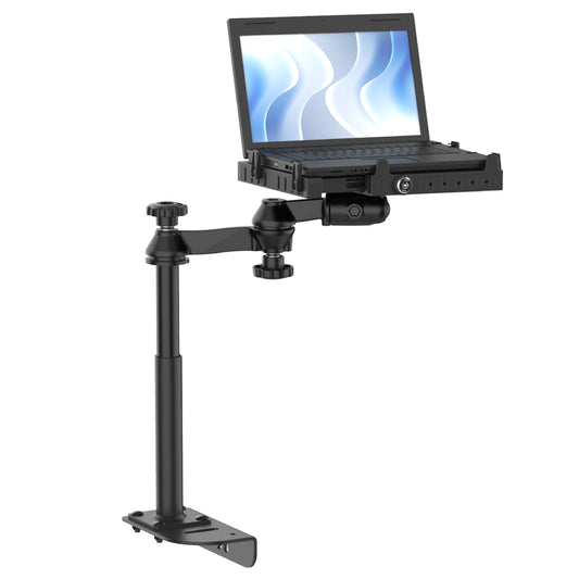 RAM® No-Drill™ Laptop Mount for '14-26 Ford Transit Full Size Van