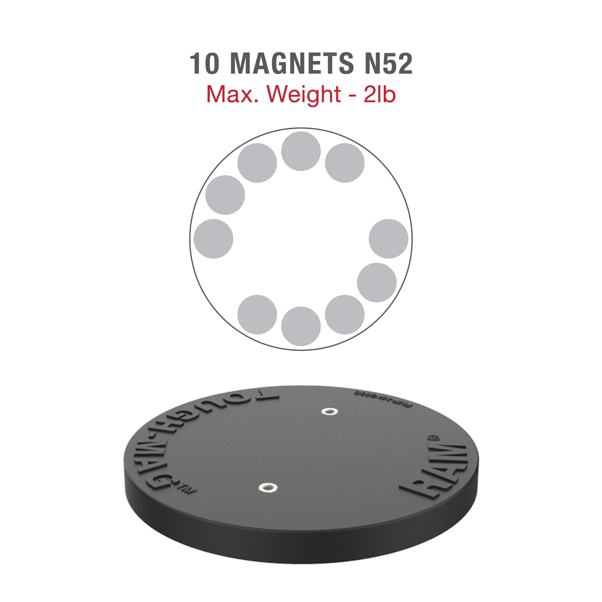 RAM® Single Pivot Magnetic Mount