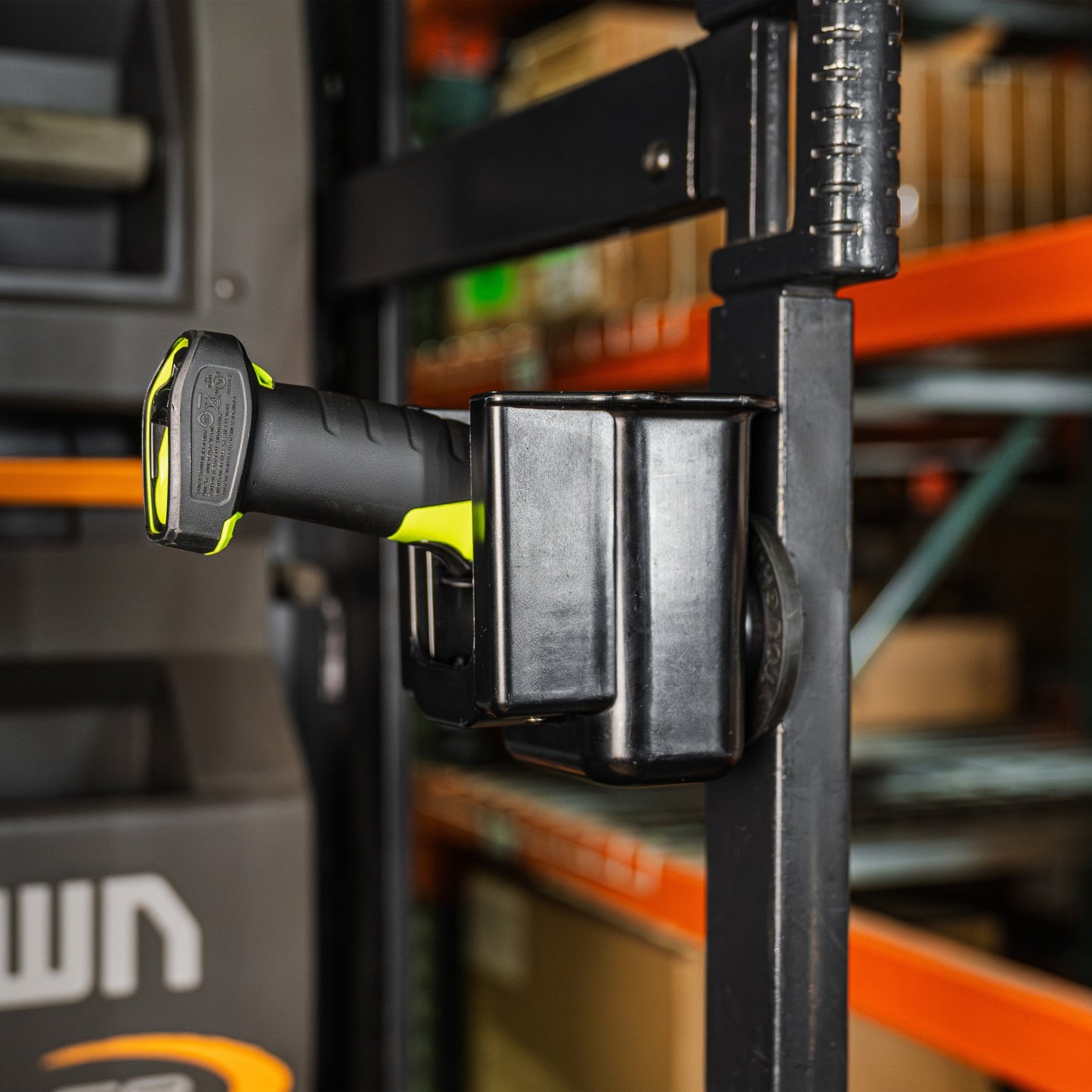 RAM® Power-Grip™ Scanner Holder with Magnetic Tough-Mag™ Adapter