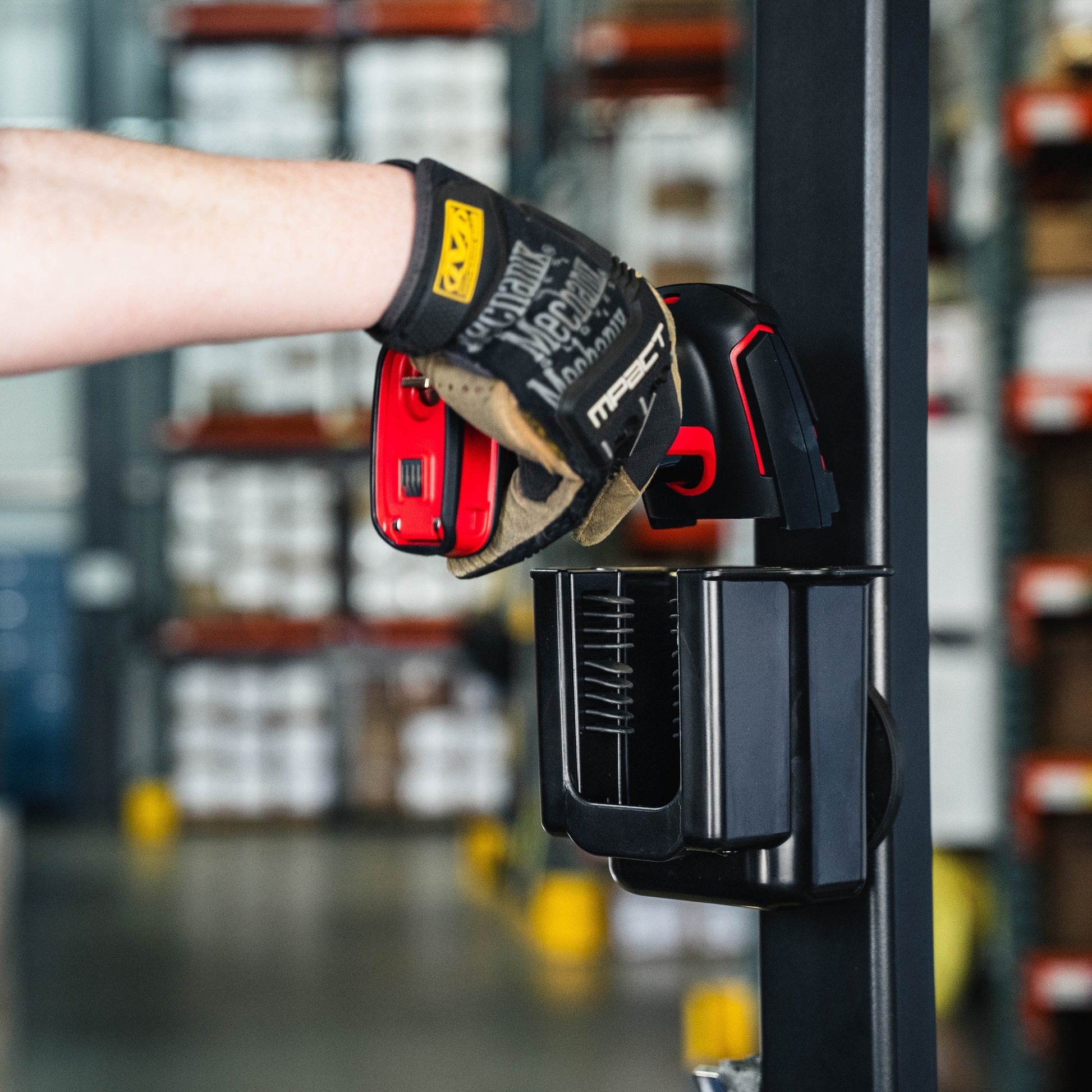 RAM® Power-Grip™ Scanner Holder with Magnetic Tough-Mag™ Adapter