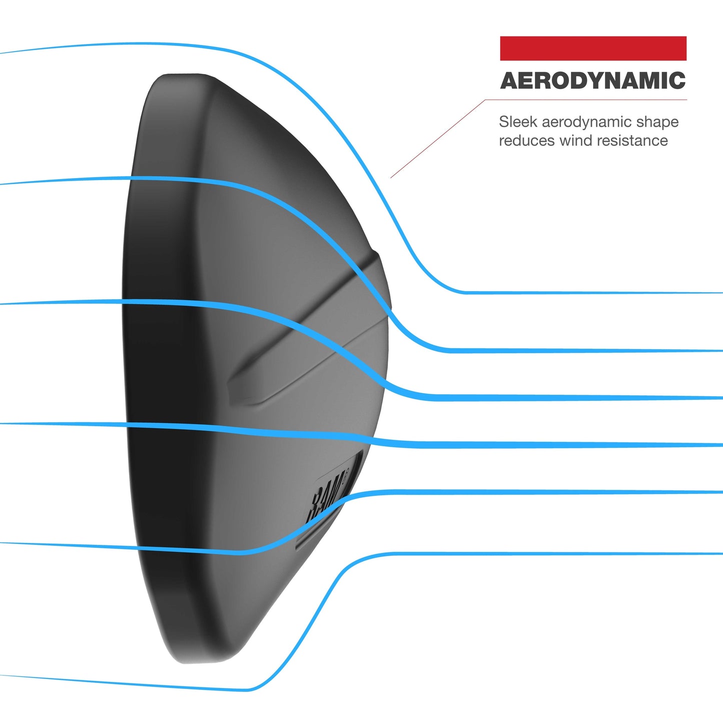 RAM® Tough-Mirror™ Left Mirror without Ball