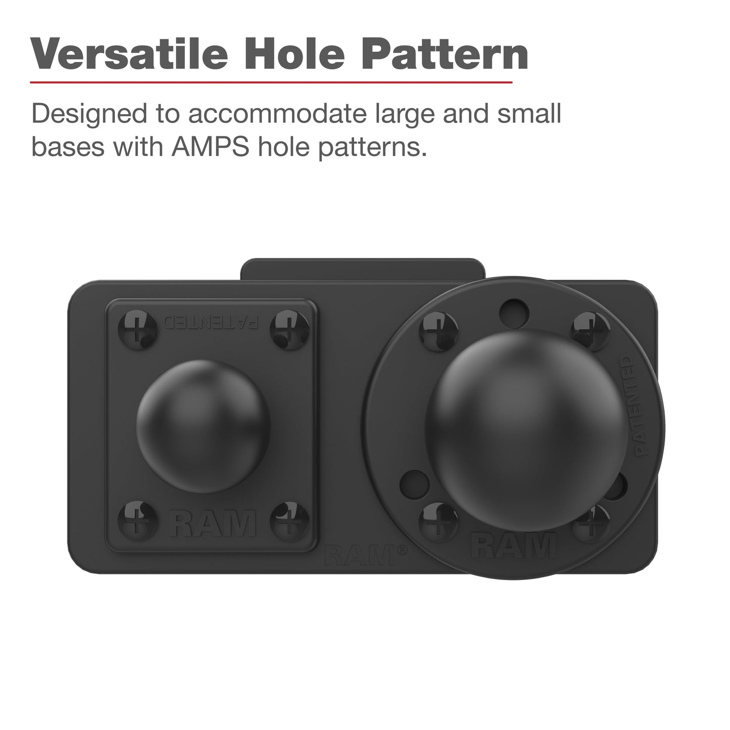 RAM® Dashboard Mounting Plate for '18-26 Freightliner Cascadia