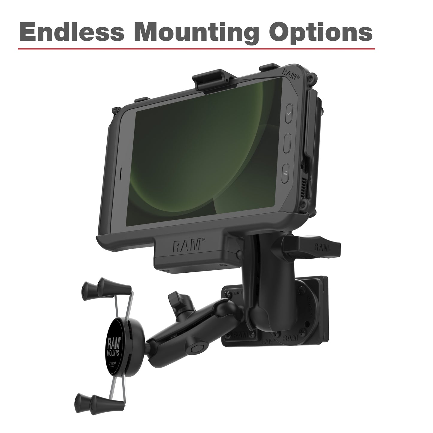 RAM® Dashboard Mounting Plate for '18-26 Freightliner Cascadia