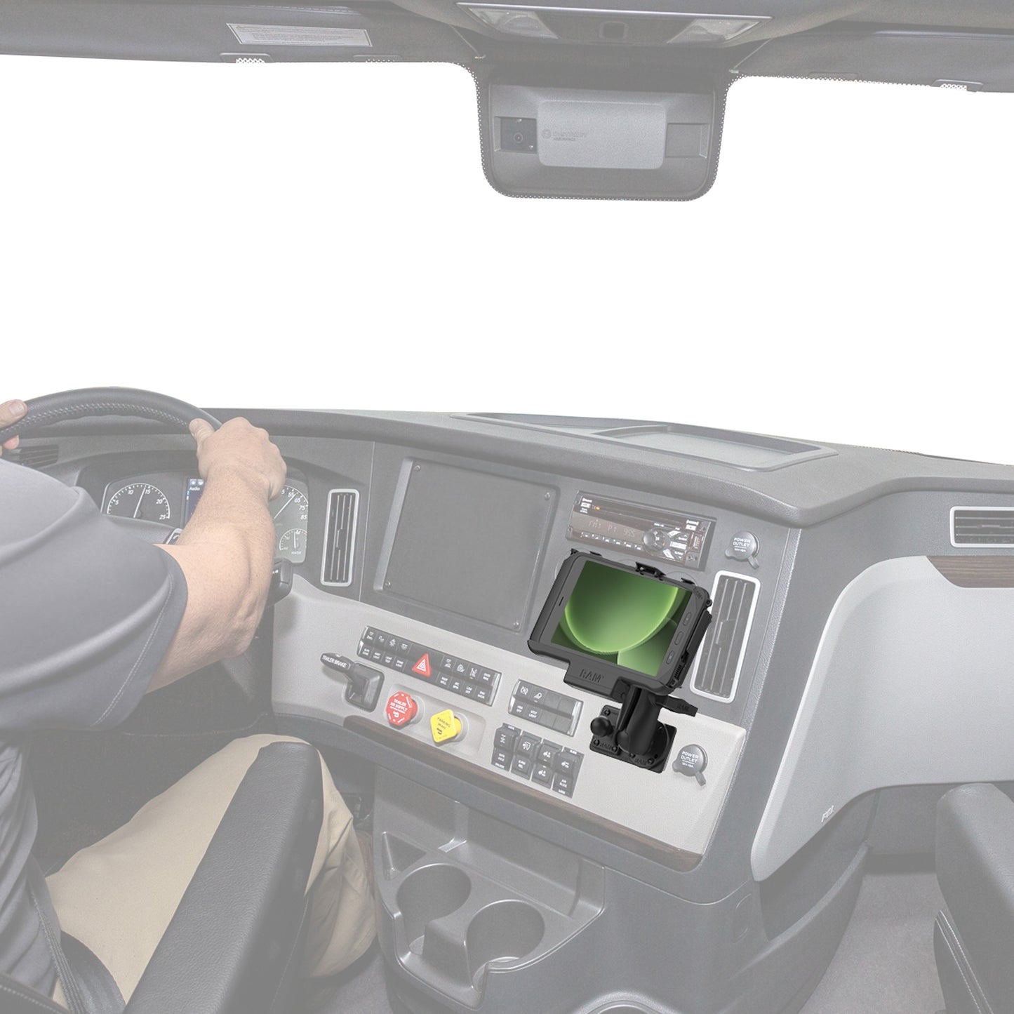 RAM® Dashboard Mounting Plate for '18-26 Freightliner Cascadia