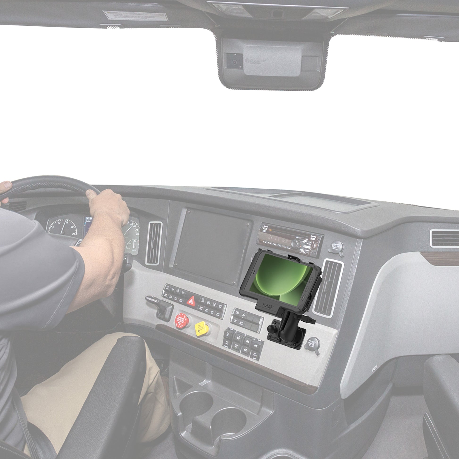RAM® Dashboard Mounting Plate for '18-26 Freightliner Cascadia
