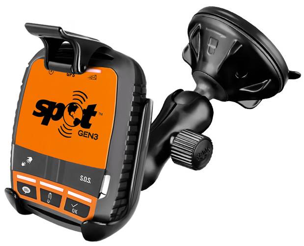 RAP-B-166-2-SPO4U RAM Twist-Lock Low Profile Suction Mount