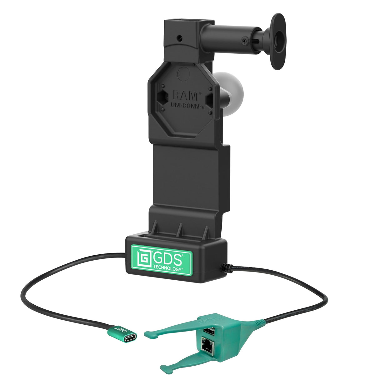 GDS® Uni-Conn™ Dock + USB-A & RJ45 with Release Button
