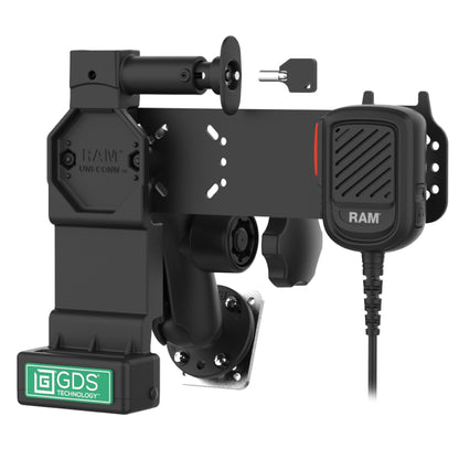 GDS® Uni-Conn™ Locking PTT Remote Speaker Mic Bundle for Zello