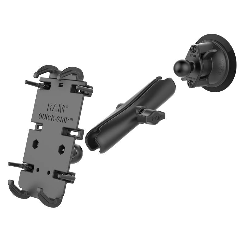 RAM-B-166-C-PD4U RAM Quick-Grip XL Phone Mount with Twi - All Custom Mounts Inc.