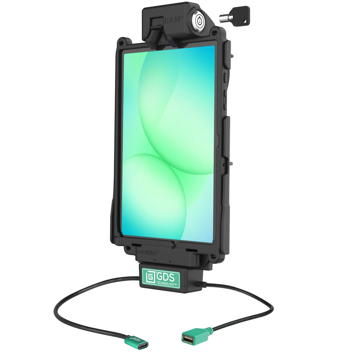 Locking GDS® Tough-Dock™ + Single USB-A for Samsung Tab A11+ & Tab A9+