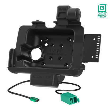 GDS® Power + Dual USB Dock with Latch for Zebra ET401 & ET4x 8"