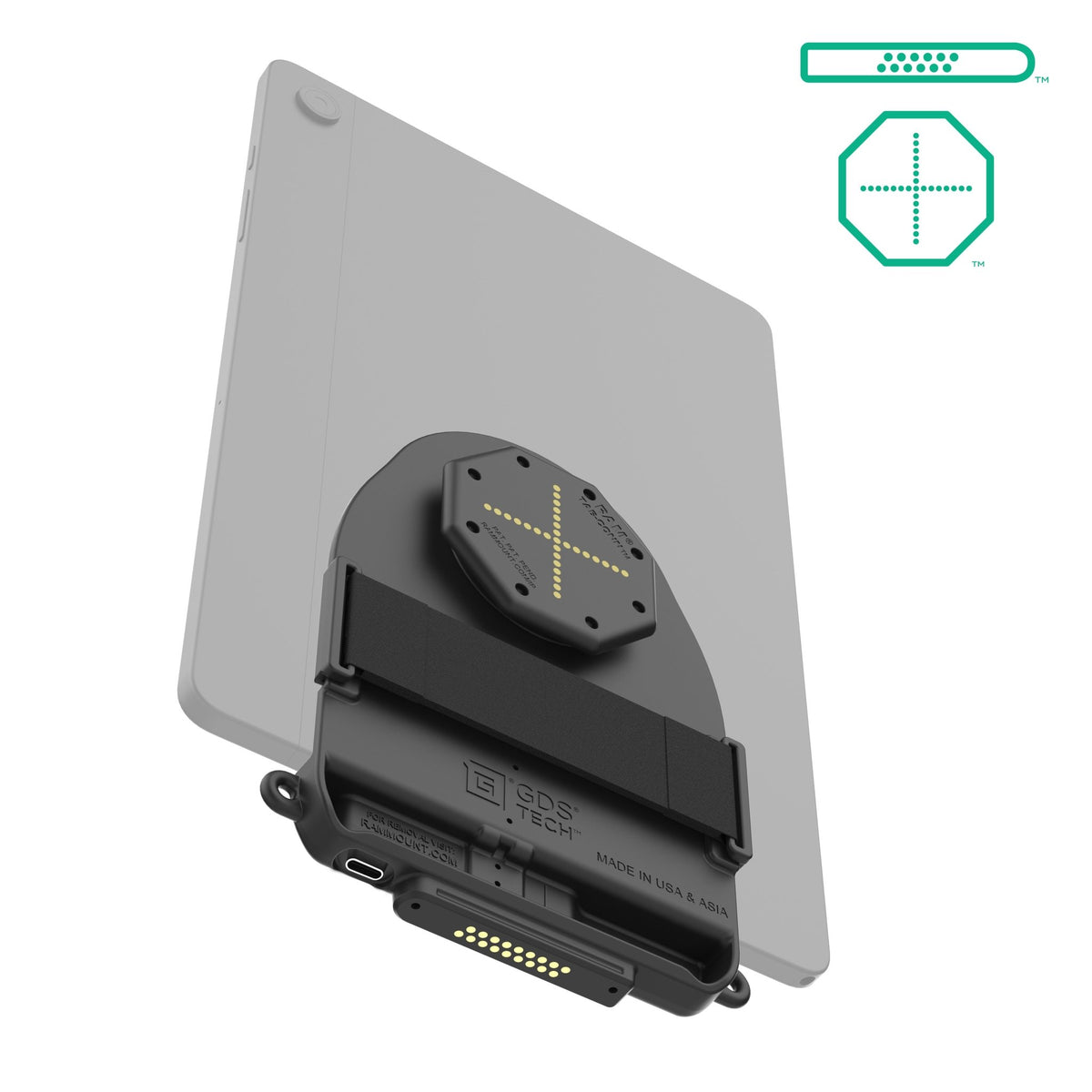 GDS® Tab-Conn™ for Tablets Without Case (D Shape & Rear Pogo Pads)