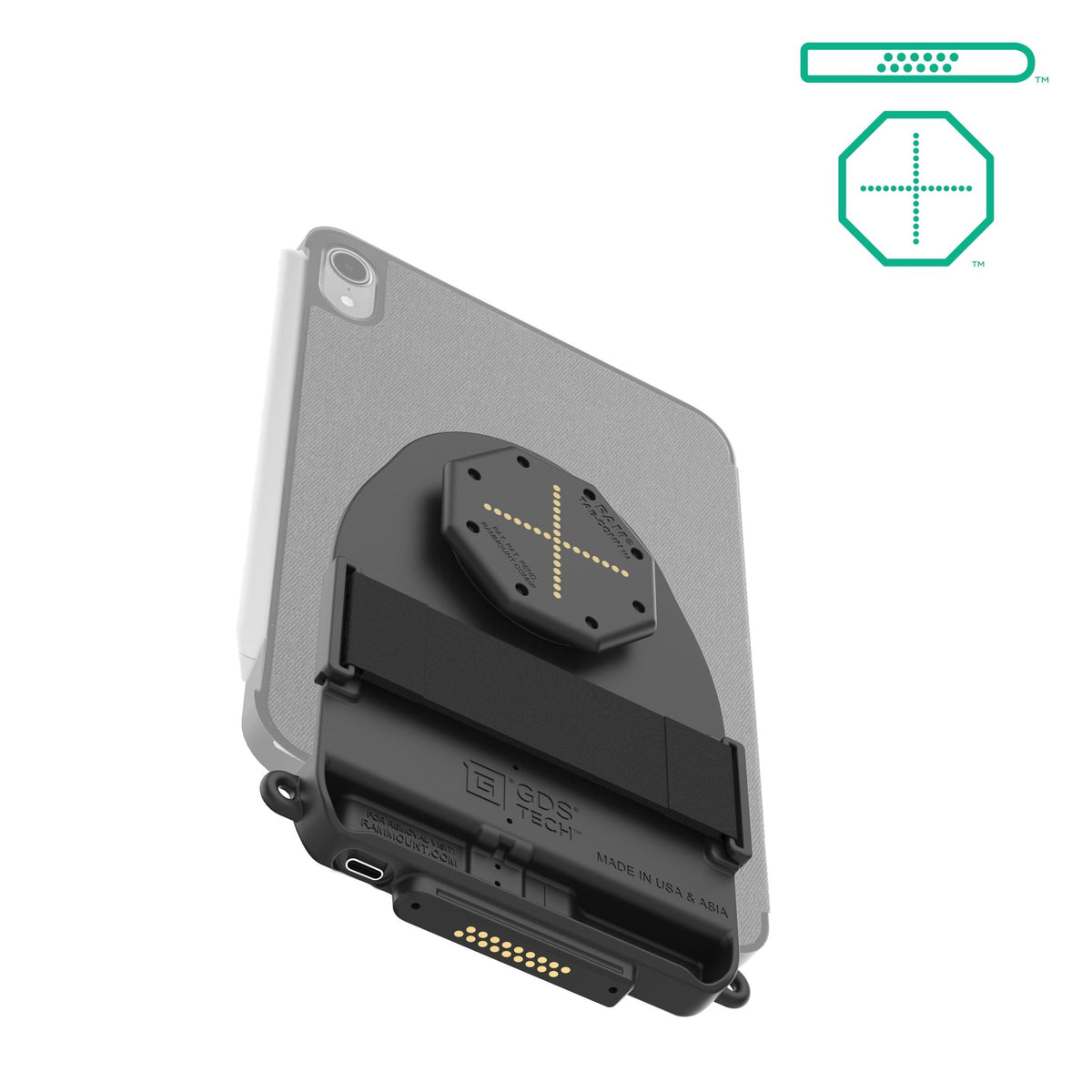 GDS® Tab-Conn™ for Folio Style Cases (D Shape & Rear Pogo Pads)