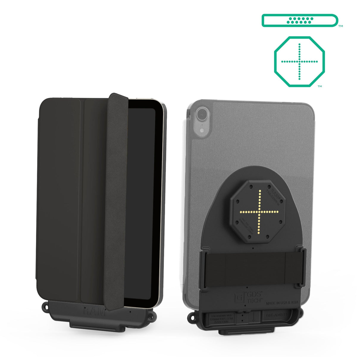 GDS® Tab-Conn™ for Folio Style Cases (D Shape & Rear Pogo Pads)