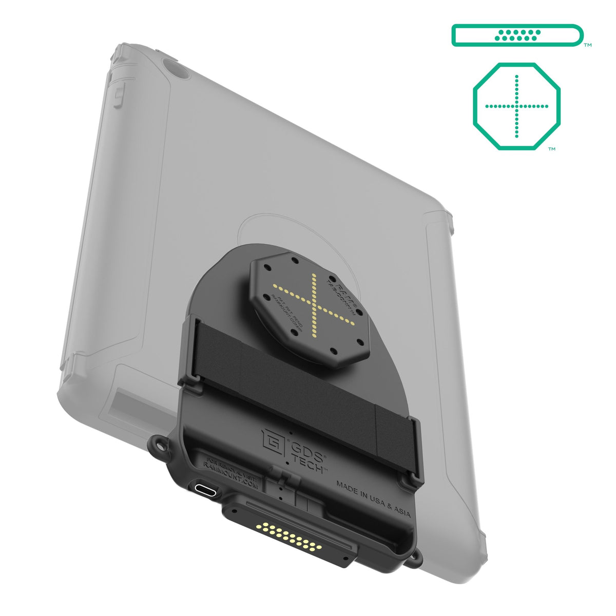 GDS® Tab-Conn™ for OtterBox Defender Cases (D Shape & Rear Pogo Pads)
