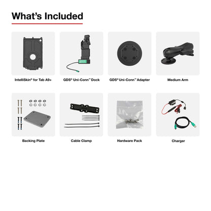 GDS® Uni-Conn™ Vehicle Bundle for Samsung Tab A9+