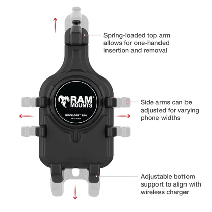 RAM® Quick-Grip™ Pro Phone Holder