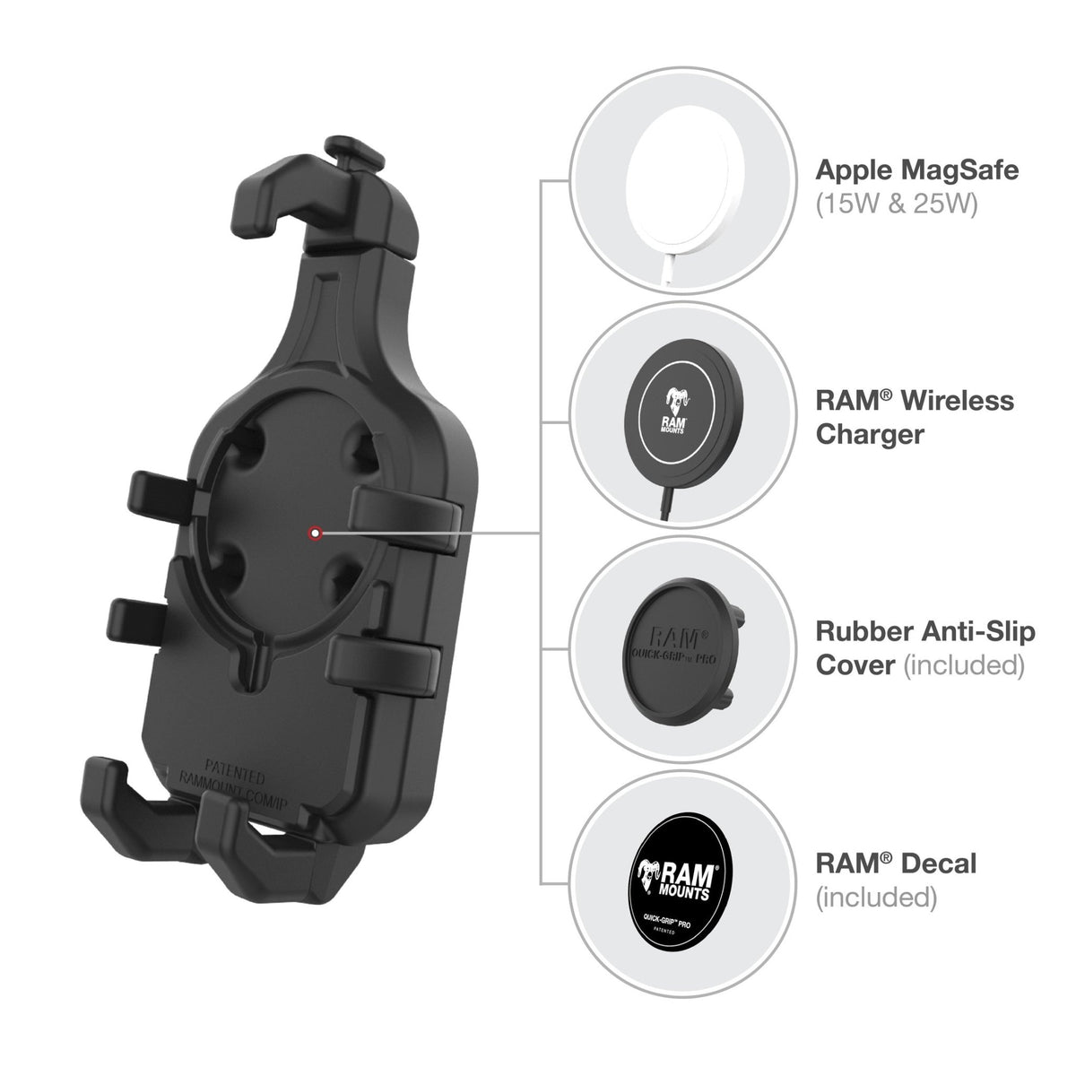 RAM® Quick-Grip™ Pro Phone Holder