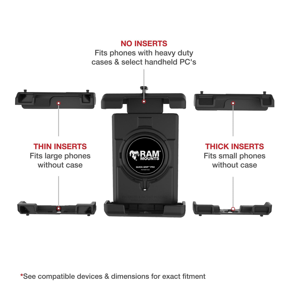 RAM® Quick-Grip™ Pro XL Phone Holder