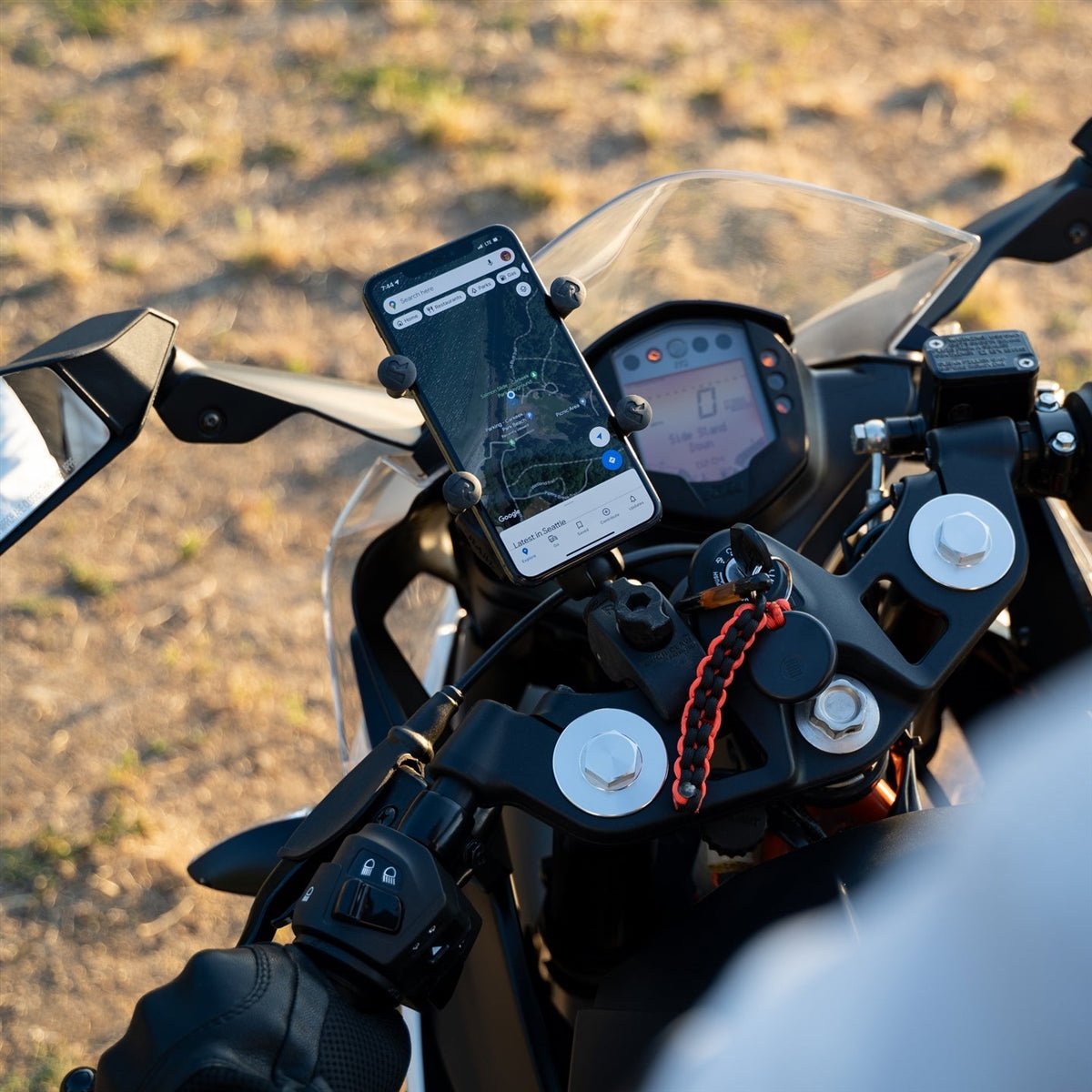 RAM-HOL-UN7BU RAM X-Grip Universal Phone Holder with Ba - All Custom Mounts Inc.