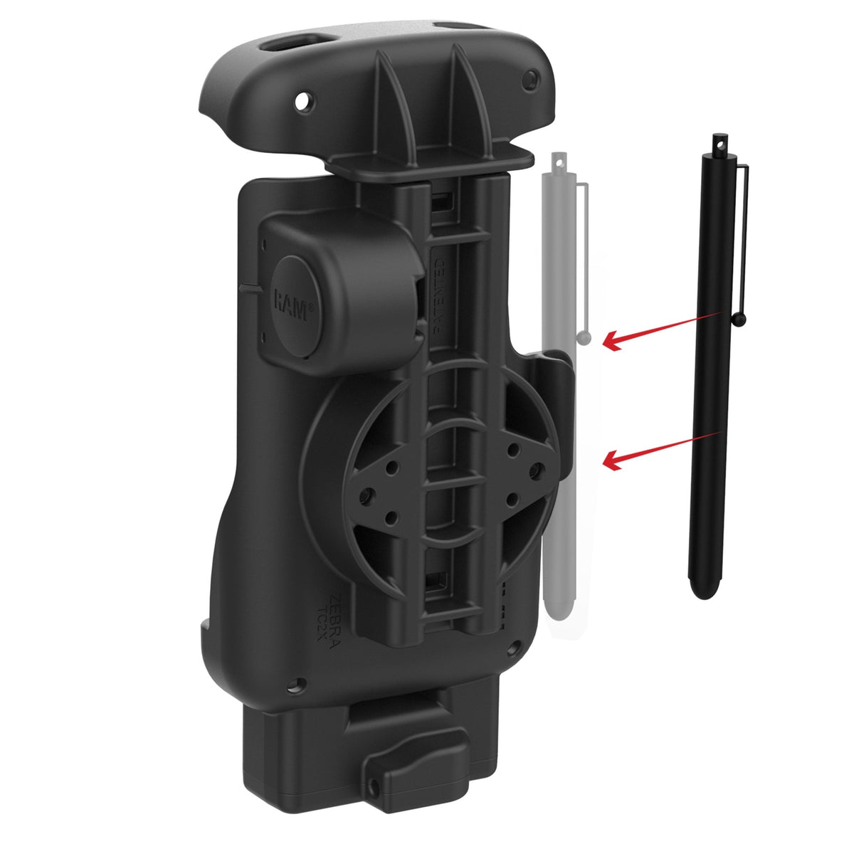 RAM® Form-Fit Holder for Zebra TC22 & TC27 with Boot