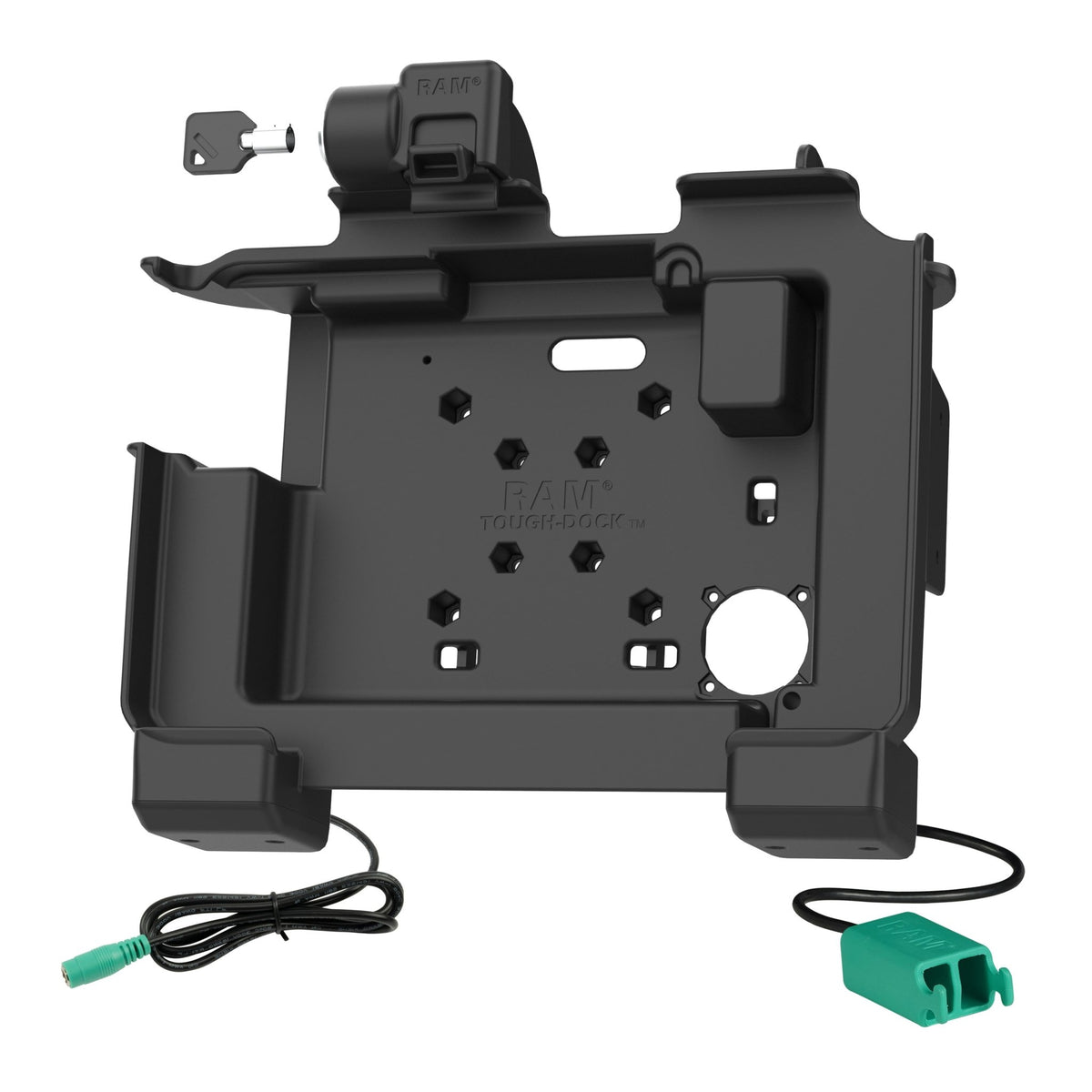 RAM® Power + Dual USB Locking Dock for Zebra ET6x