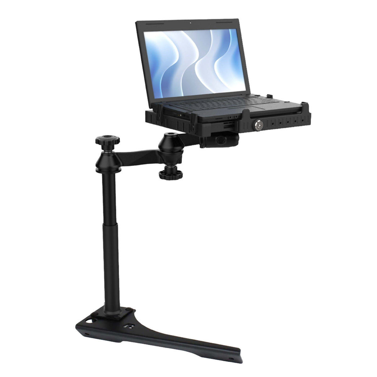 RAM® No-Drill™ Laptop Mount for '19-26 Ram 1500 Pickup Trucks (5th Gen)