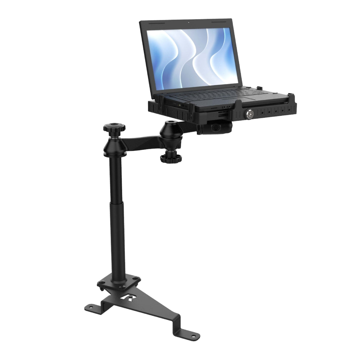 RAM-VB-195-SW3 - RAM® No-Drill™ Laptop Mount - All Custom Mounts Inc.
