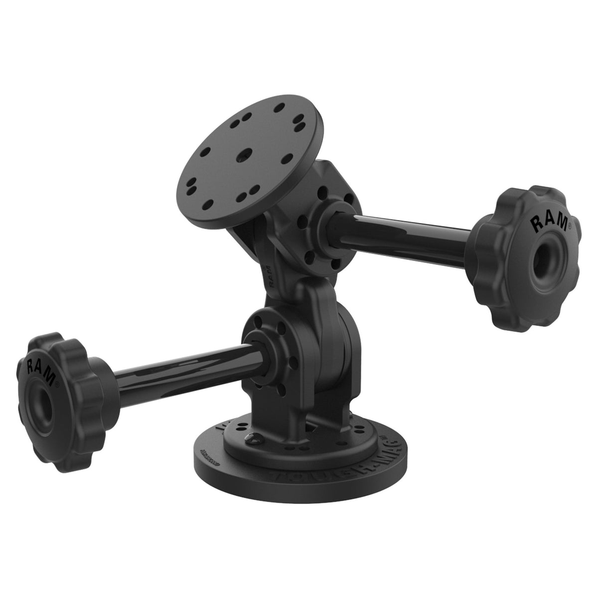 RAM® Dual 90-Degree Pivot Magnetic Mount with Knob